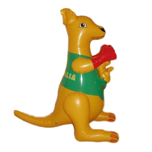 Inflatable Boxing Kangaroo with Red Gloves & Joey - Large