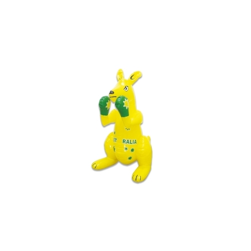 Inflatable Boxing Kangaroo with Green Gloves - Large