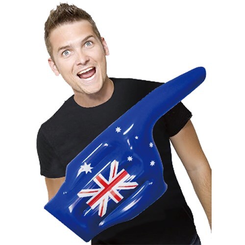 AUSTRALIAN FLAG DESIGN INFLATABLE HAND