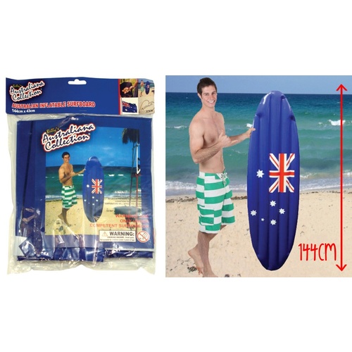 AUSTRALIAN FLAG DESIGN INFLATABLE SURFBOARD