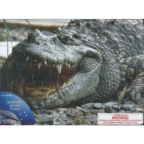 Crocodile Wooden Jigsaw Puzzle - Large