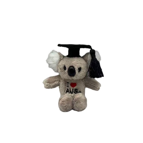 Graduation Plush Koala Keyring