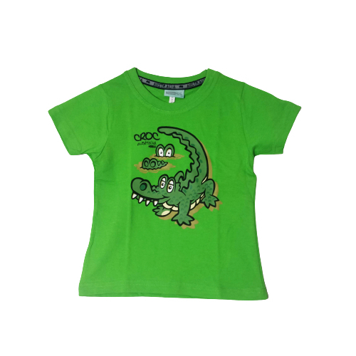 Kids Crocodile T-shirt[Colour: Green] [Size: 2 Years]