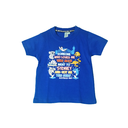 Kids 'Someone Who Loves Me' - Blue T-Shirt [Colour: Blue] [Size: 2 Years]
