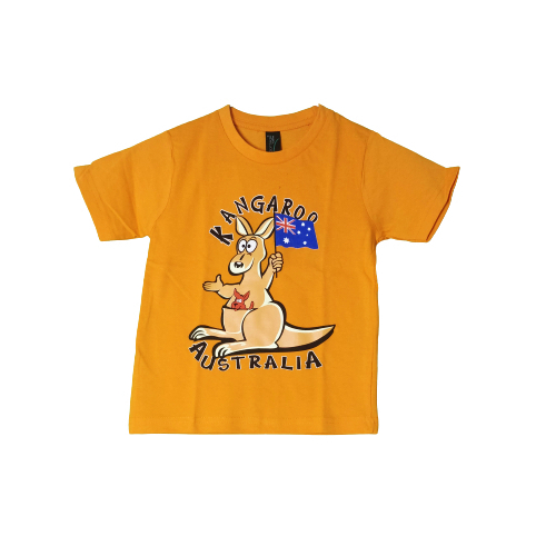 Kids Skippy the Kangaroo T-Shirt [Colour: Orange] [Size: 2 Years]