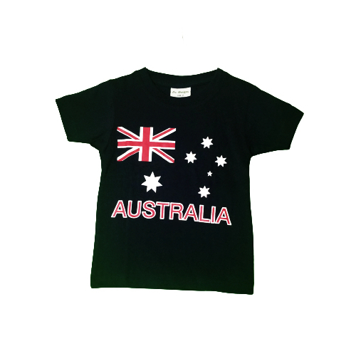Kids Australian Flag T-Shirt [Colour: Dark Blue] [Size: 2 Years]