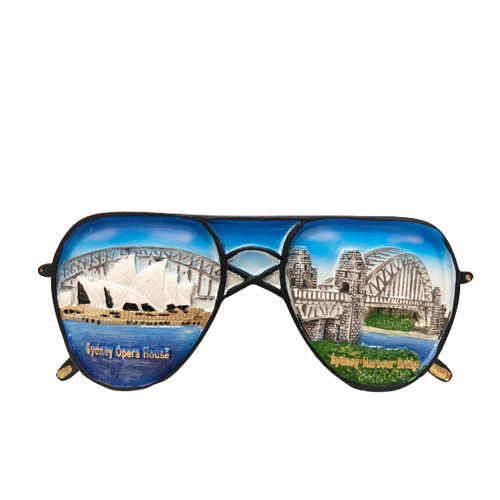 Sunglasses With Sydney Harbour - Magnet