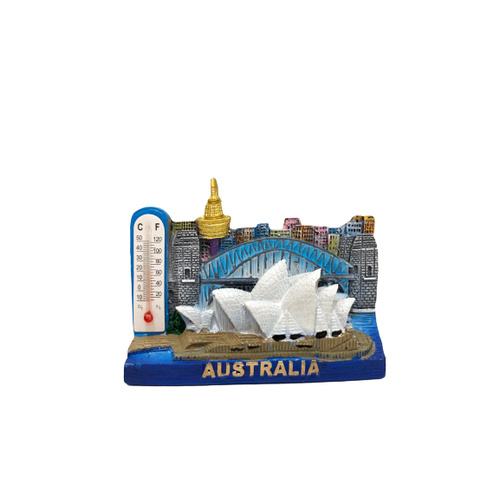 Sydney Harbour With Thermometer - Magnet