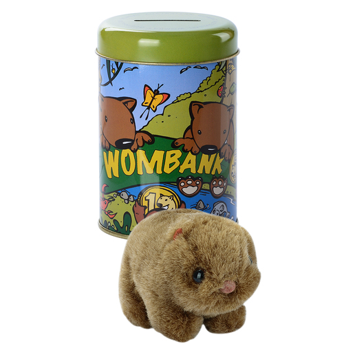 Money Box Wombat Bank + Soft Toy