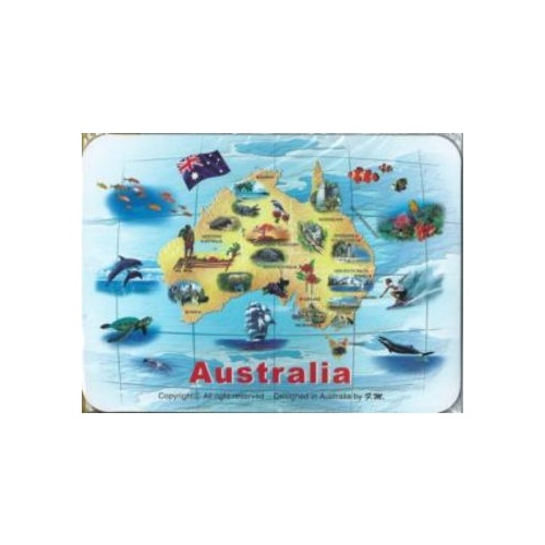 AUSTRALIAN MAP DESIGN MOUSE PAD