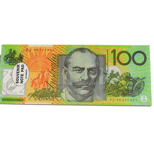AUSTRALIAN MONEY NOTEPAD