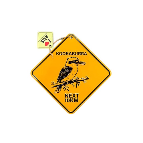 Kookaburra Metal Roadsign Medium