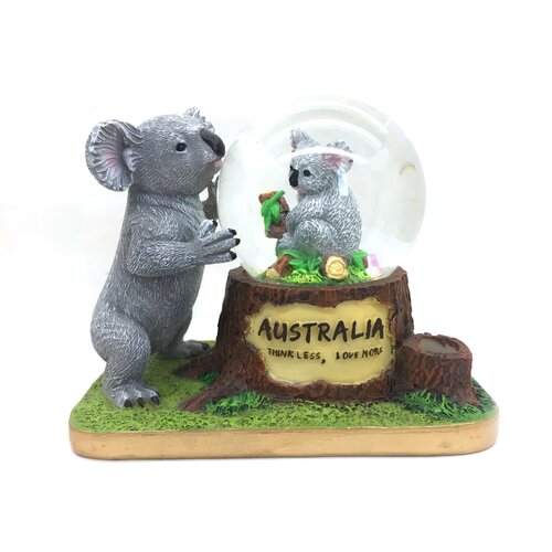 Koala with Family Snowglobe - Medium