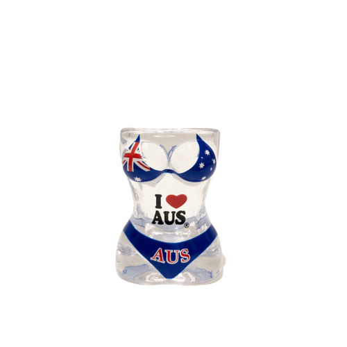 Australian Flag - Bikini Shot Glass