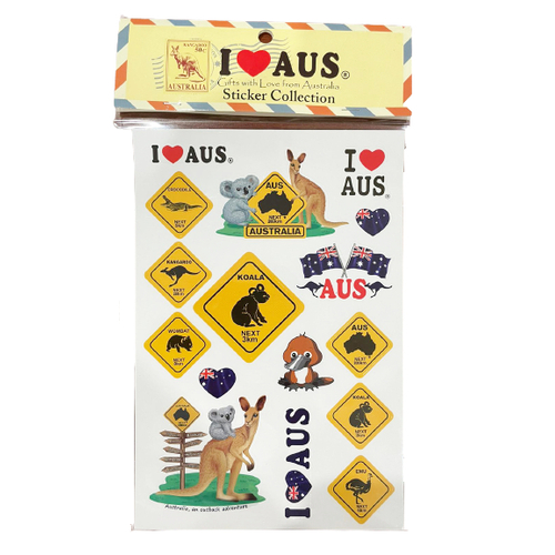 Roadsign Stickers - 16 Pack