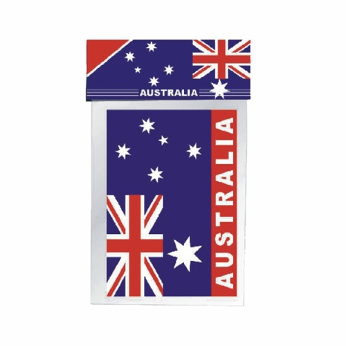 Large Australian Flag Stickers - 2 Pack