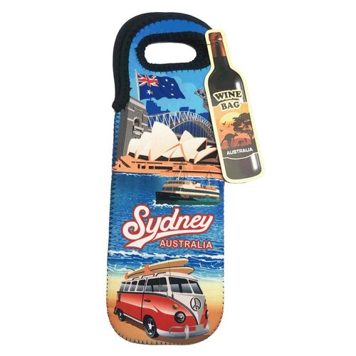 Sydney Harbour - Wine Bottle Bag