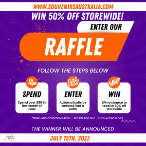 A CHANCE TO WIN 50% OFF STOREWIDE! | Souvenirs Australia